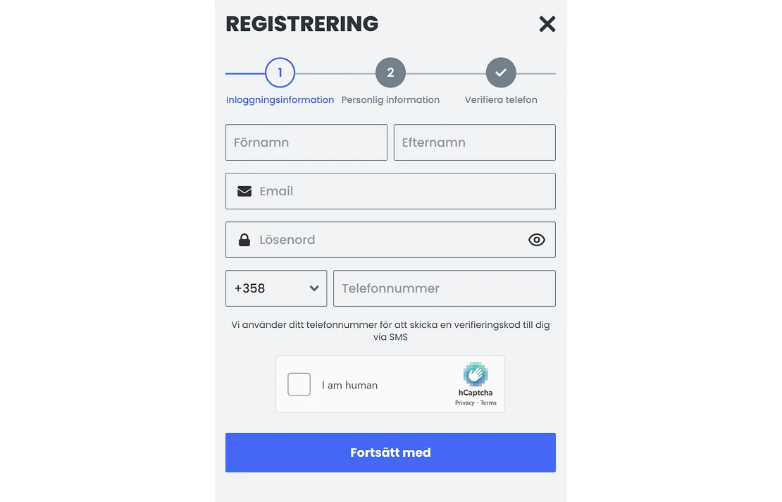 30 bet Casino Registrera